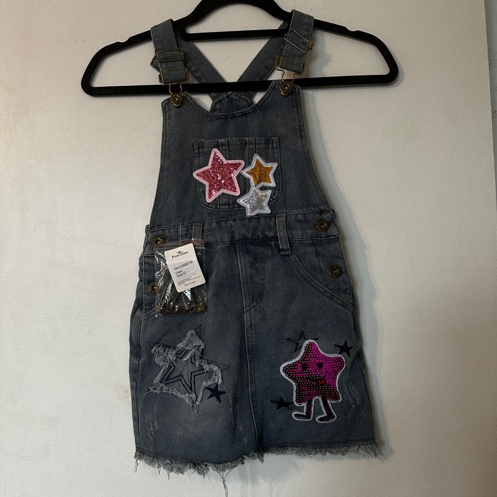 3/$10 🌼 Peacolate Children’s Overalls Dress